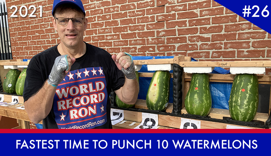 Fastest Time to Punch 10 Watermelons